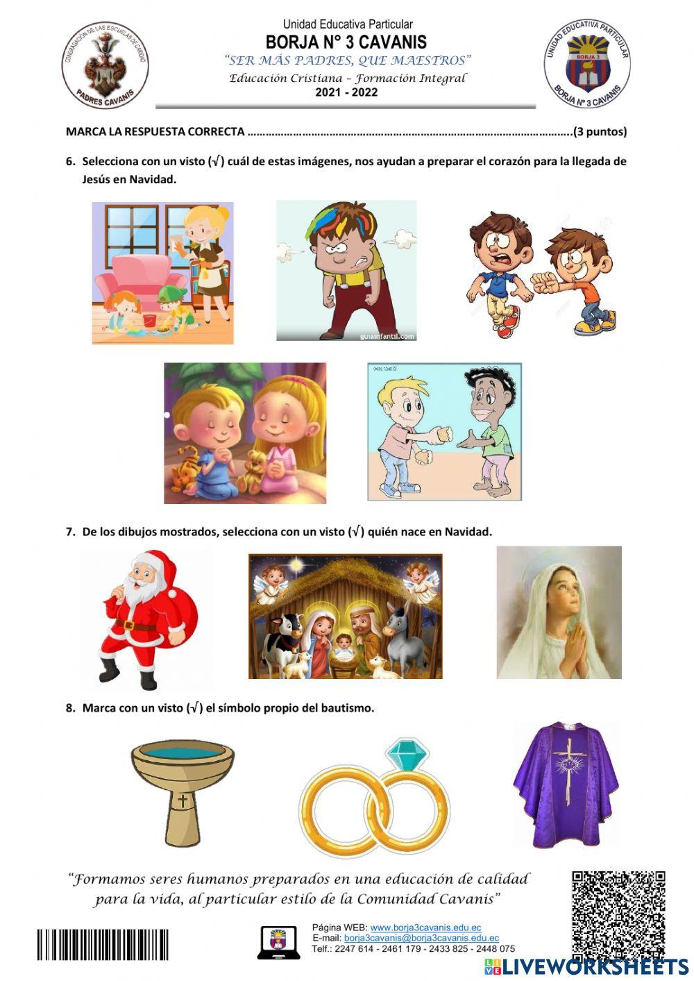 Evaluación Sumativa 1 EGB