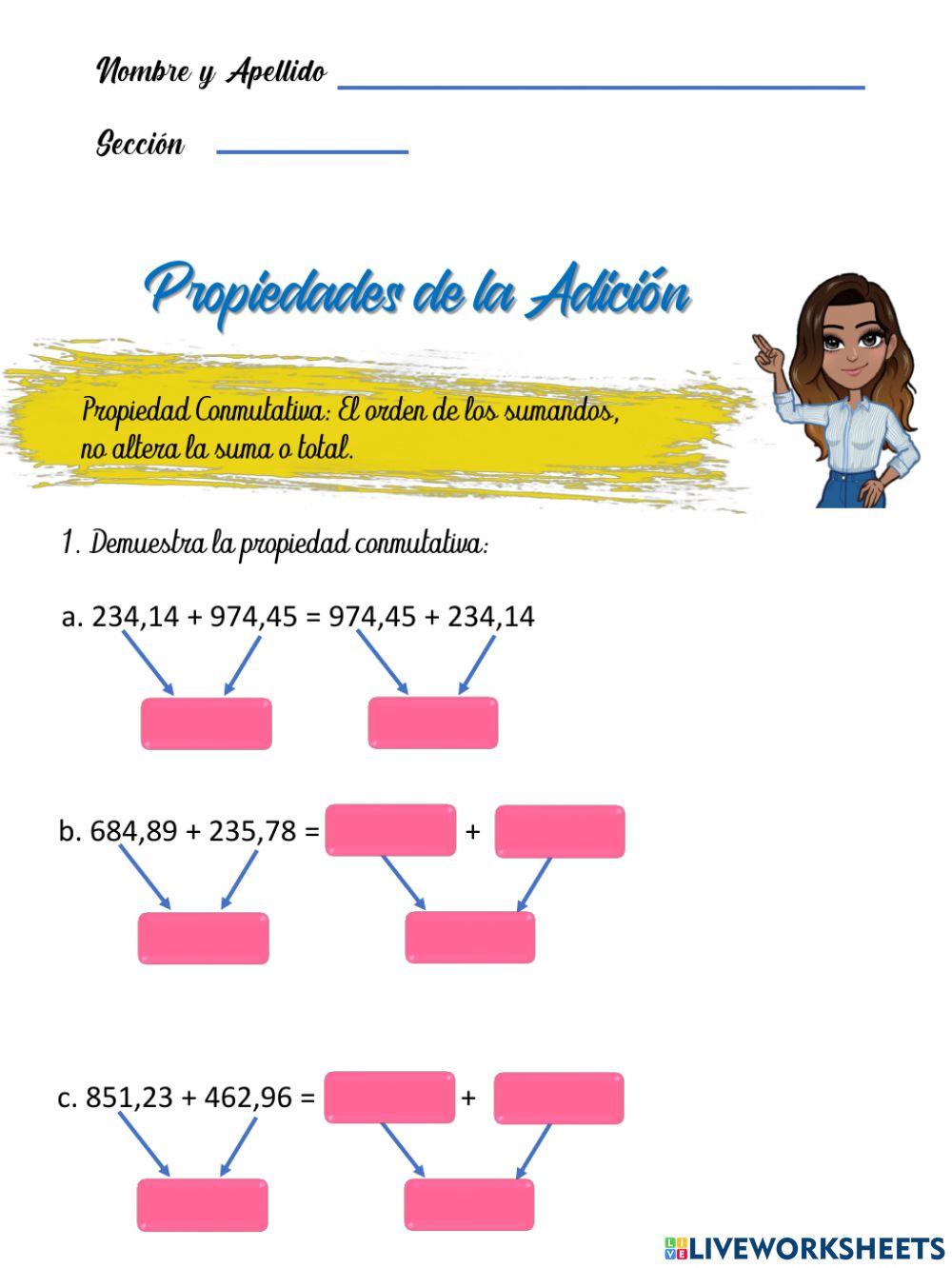 Propiedad Conmutativa y Asociativa1