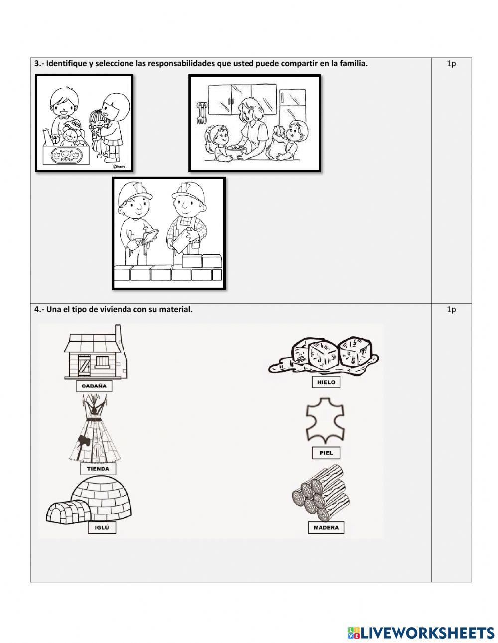 Evaluación Quimestral Estudios Sociales