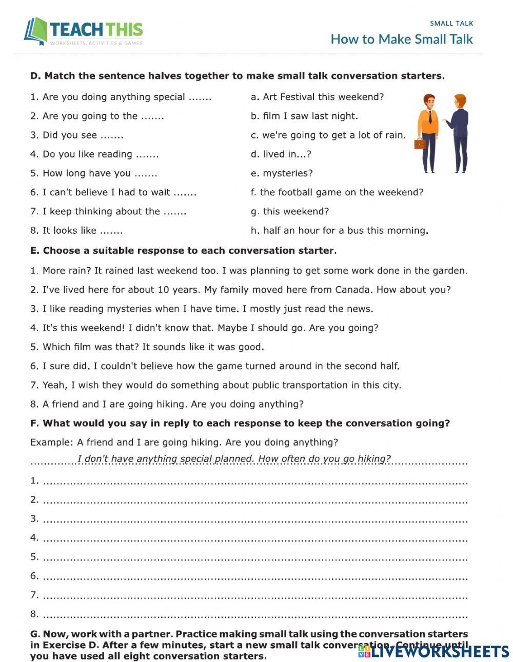 Small Talk from Teach This