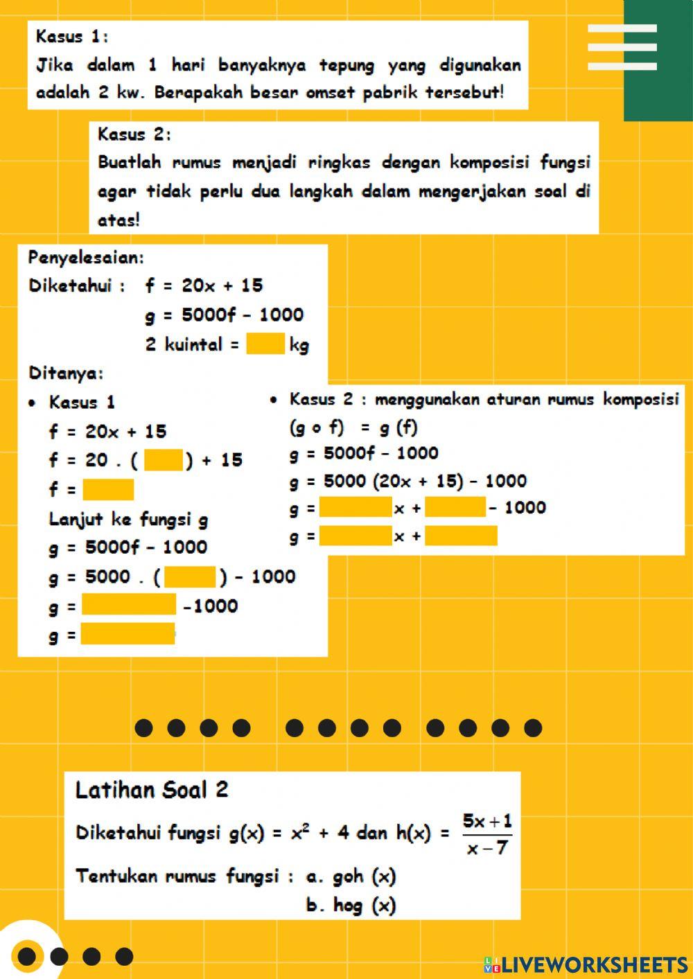 LKPD Fungsi Komposisi 2122