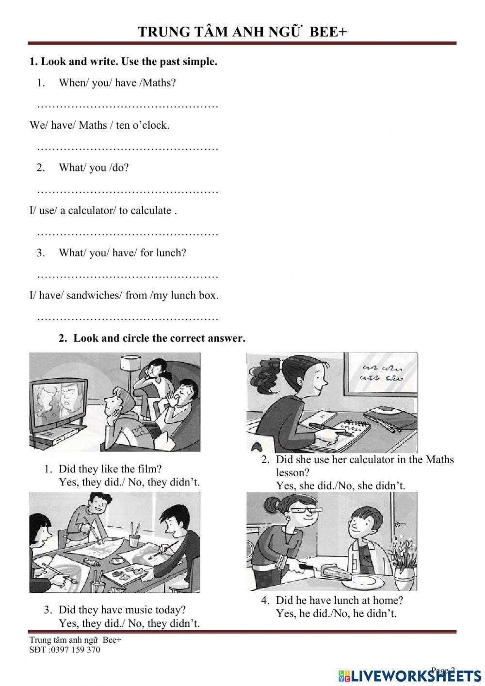 Family and Friends 3 Unit 14