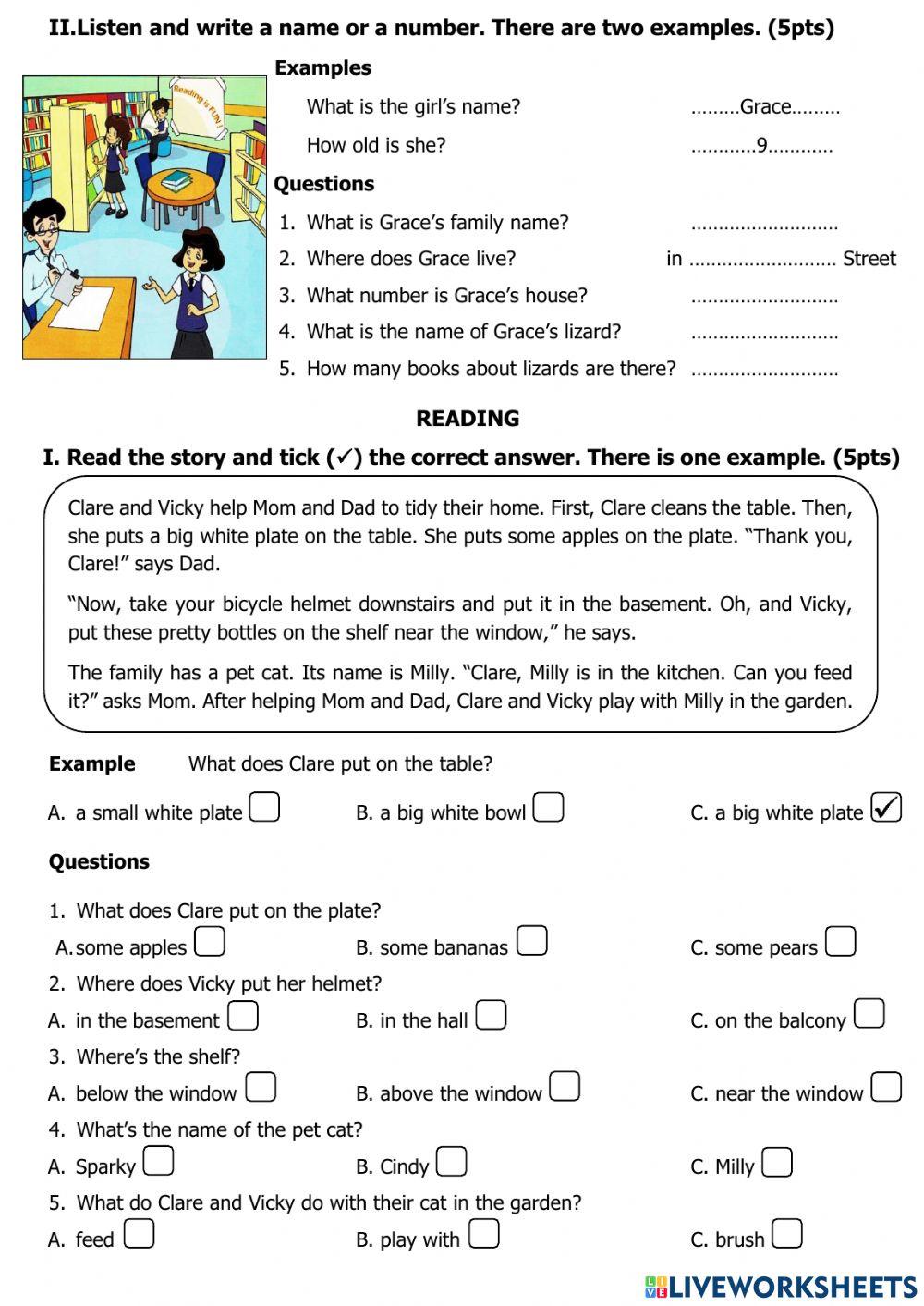 ĐỀ KIỂM TRA CUỐI KỲ 1 LỚP 3 TĂNG CƯỜNG