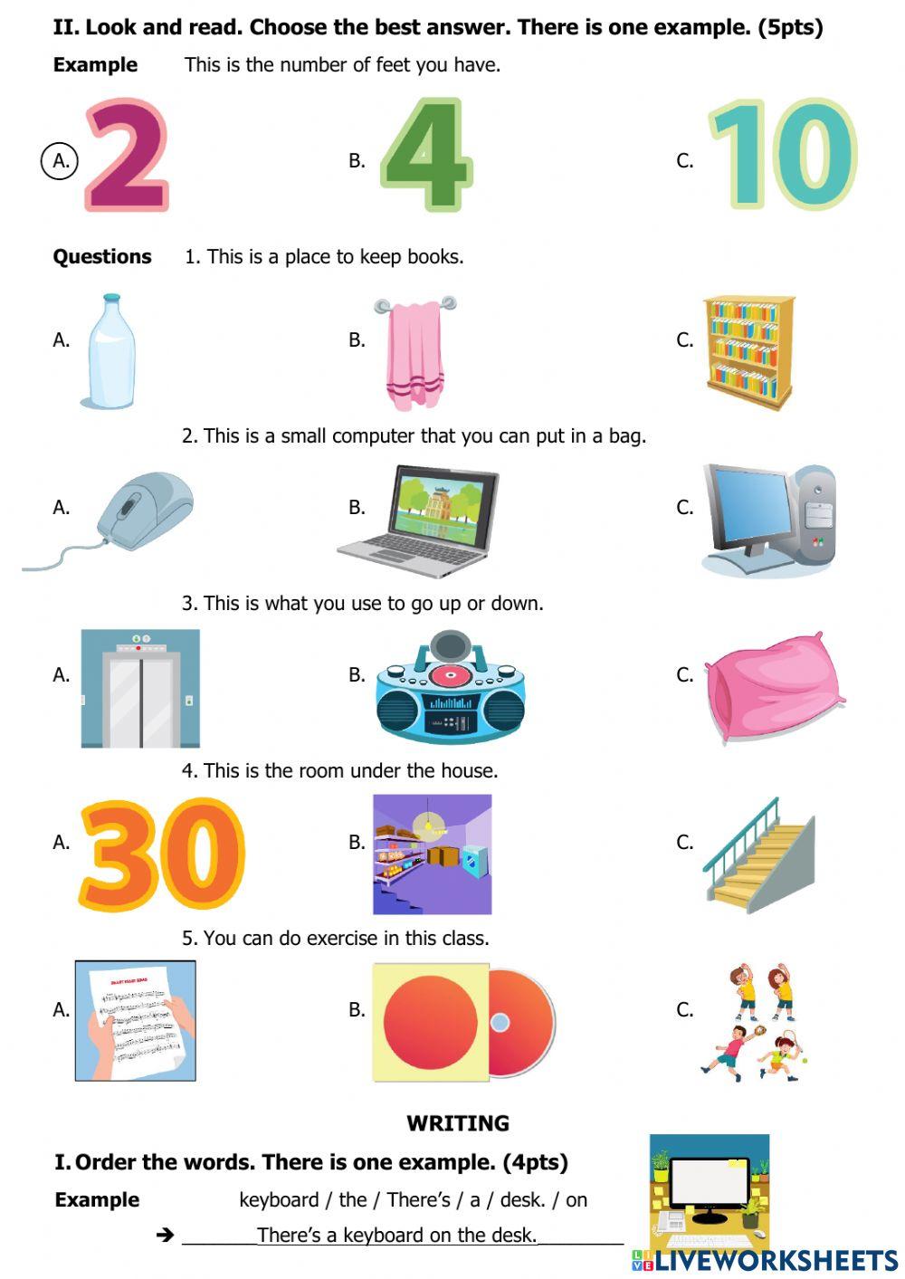 ĐỀ KIỂM TRA CUỐI KỲ 1 LỚP 3 TĂNG CƯỜNG