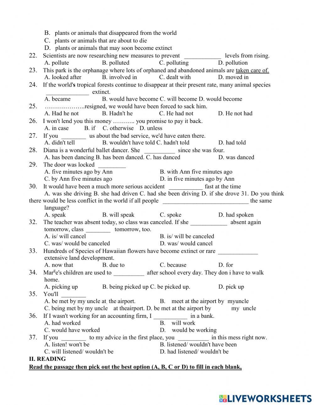 Unit 11 - national parks