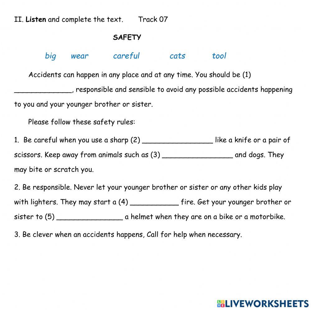 Tieng Anh 5 unit 12 Track 07