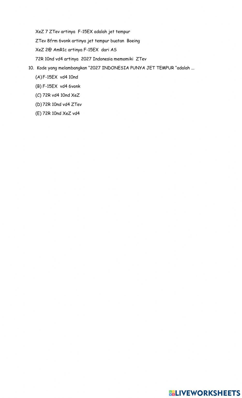 Post Test 4 Bahasa Idonesia