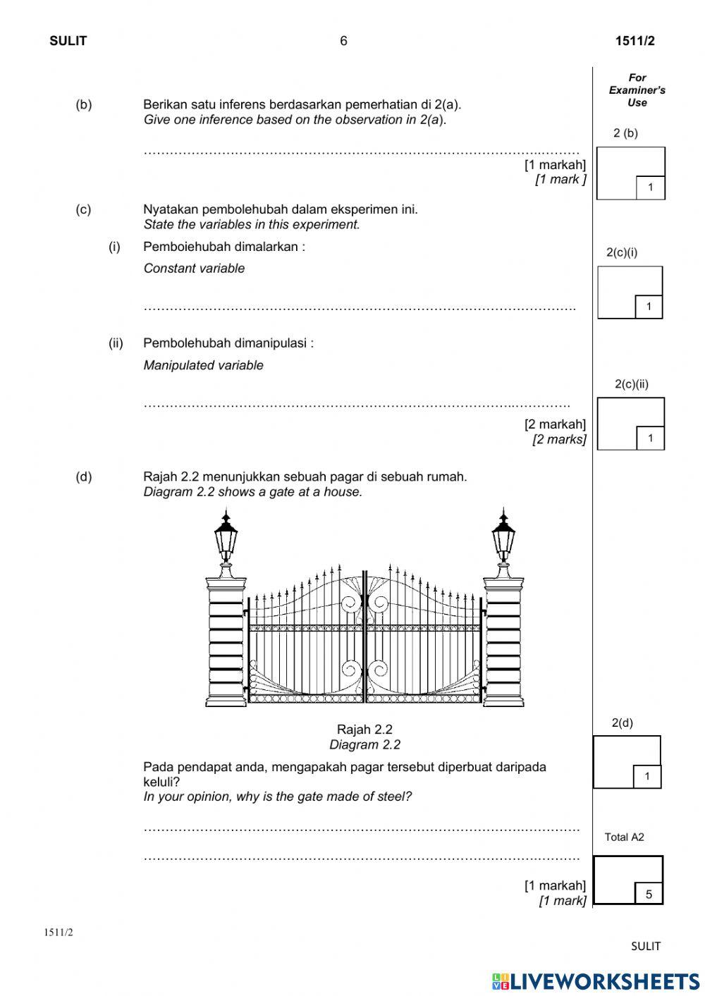 Latihan K P S Trial Perlis 2021