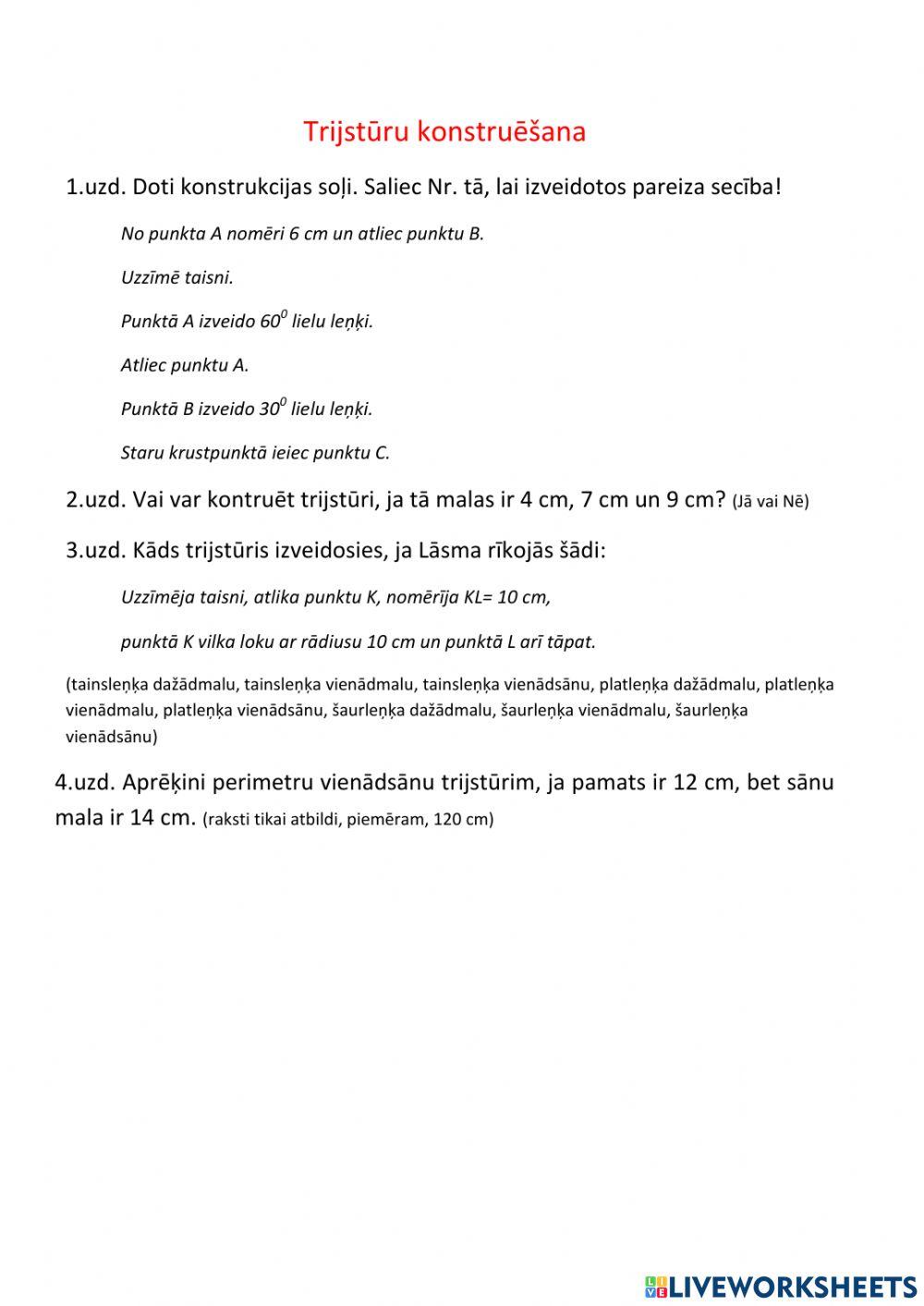 Rijstūru konstruēšana