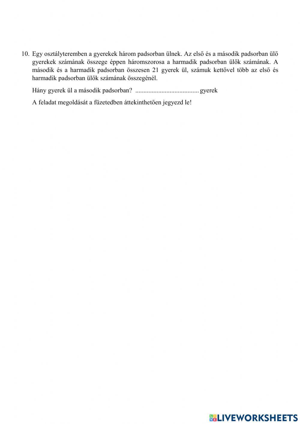 Felvételi feladatlap 2019-1