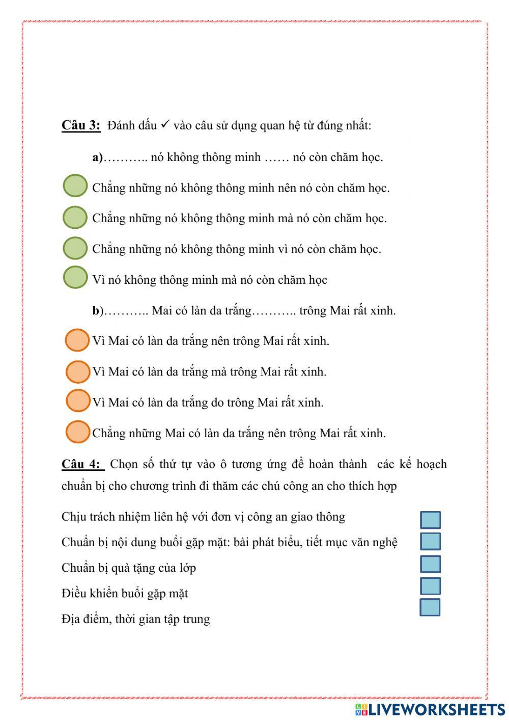 Bài tập cuối tuần 23 Tiếng Việt lớp 5