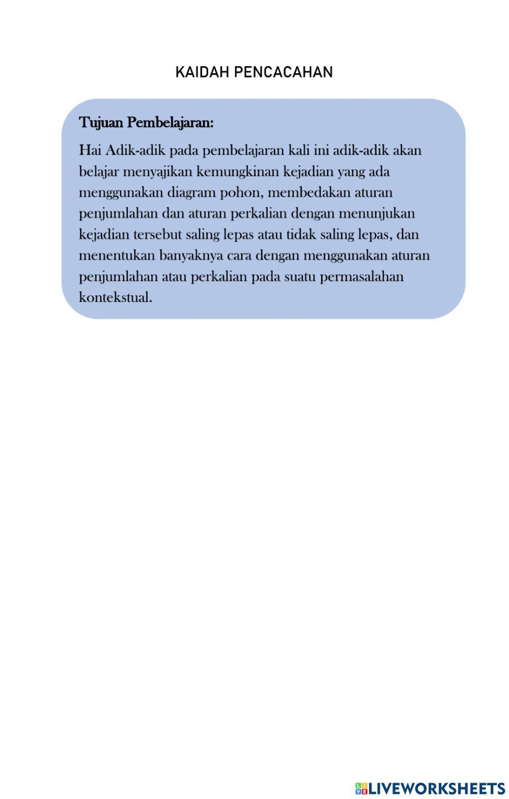 LKPD Kaidah Pencacahan PBL s-1