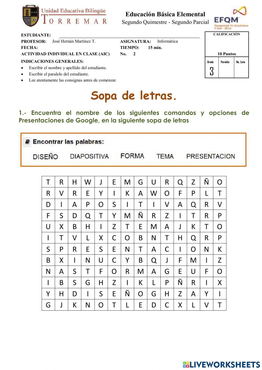 Presentaciones de Google