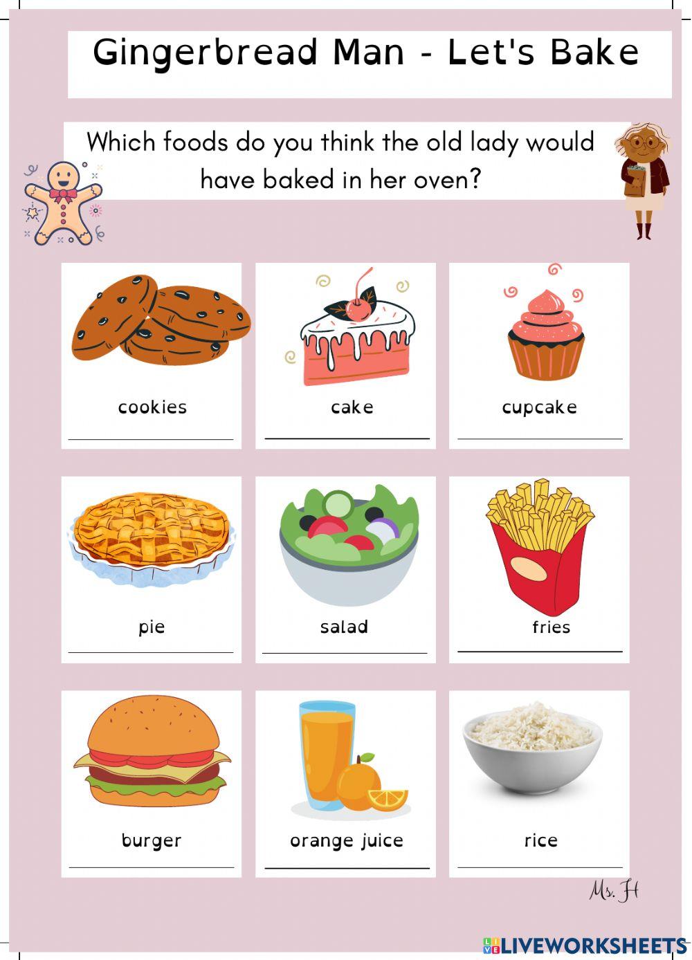 The Gingerbread Man - The Baker