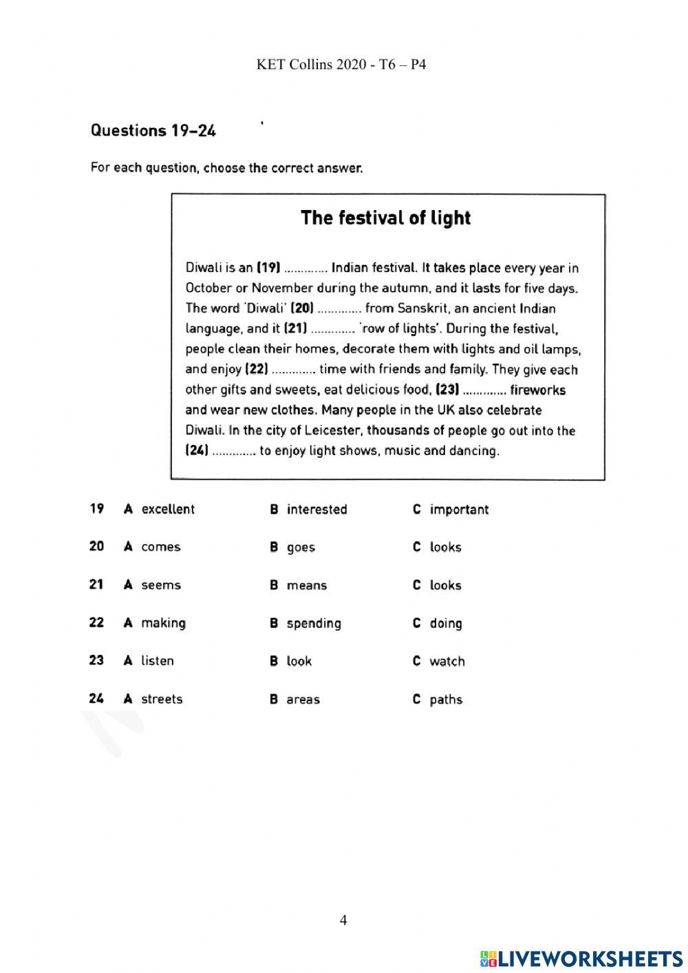 17.01.22-Gold A2+-U6-Vocab 1