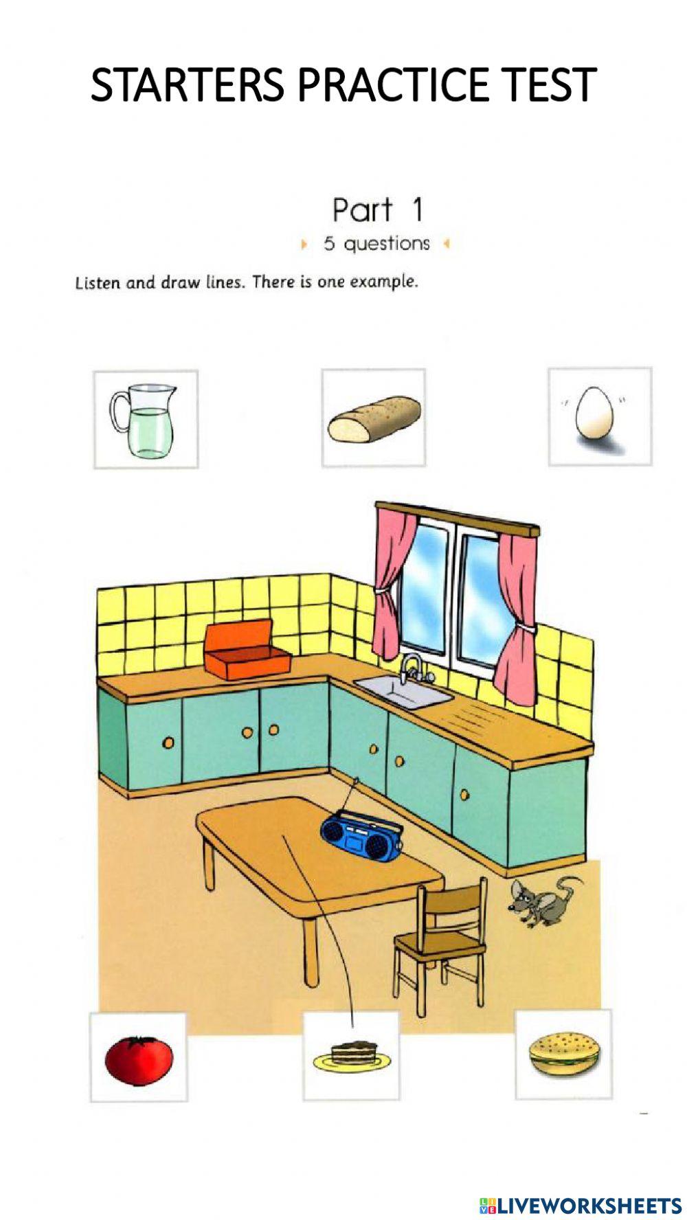 PRe01- Starter Practice Test 1 