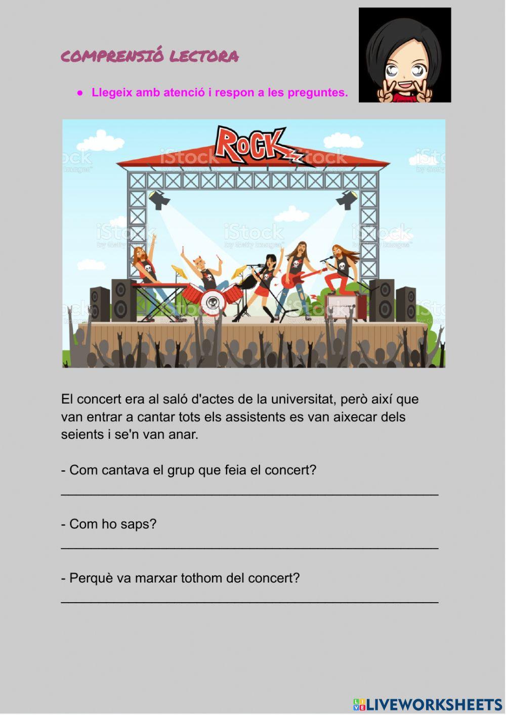 Comprensió lectora català