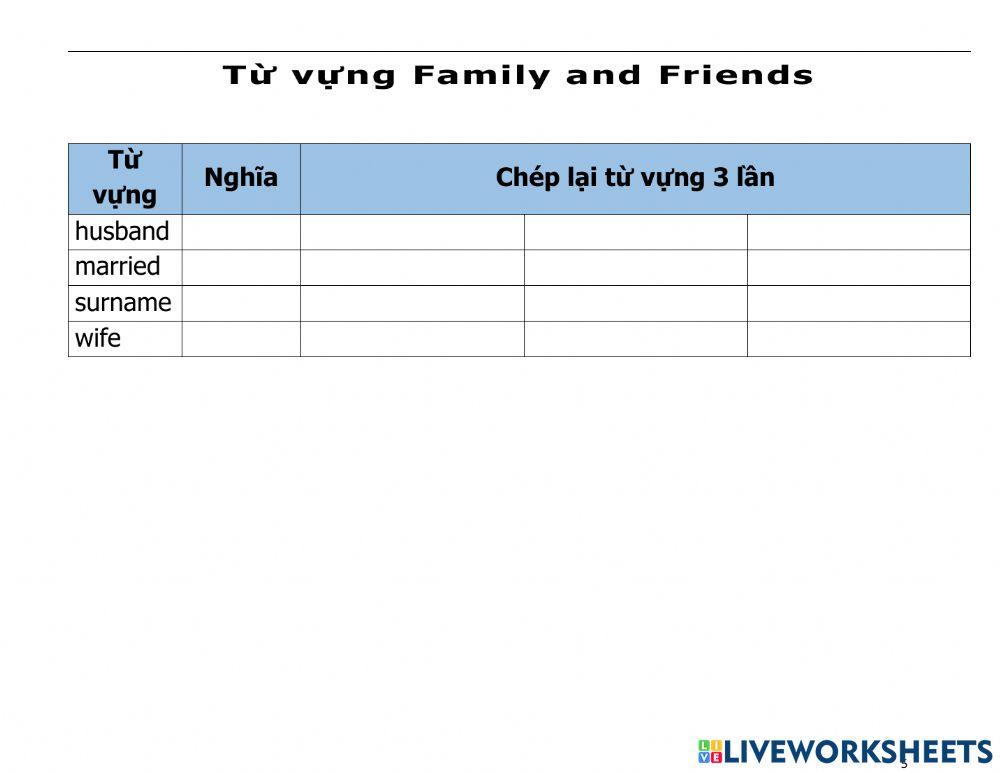 TV-F-Family and Friends