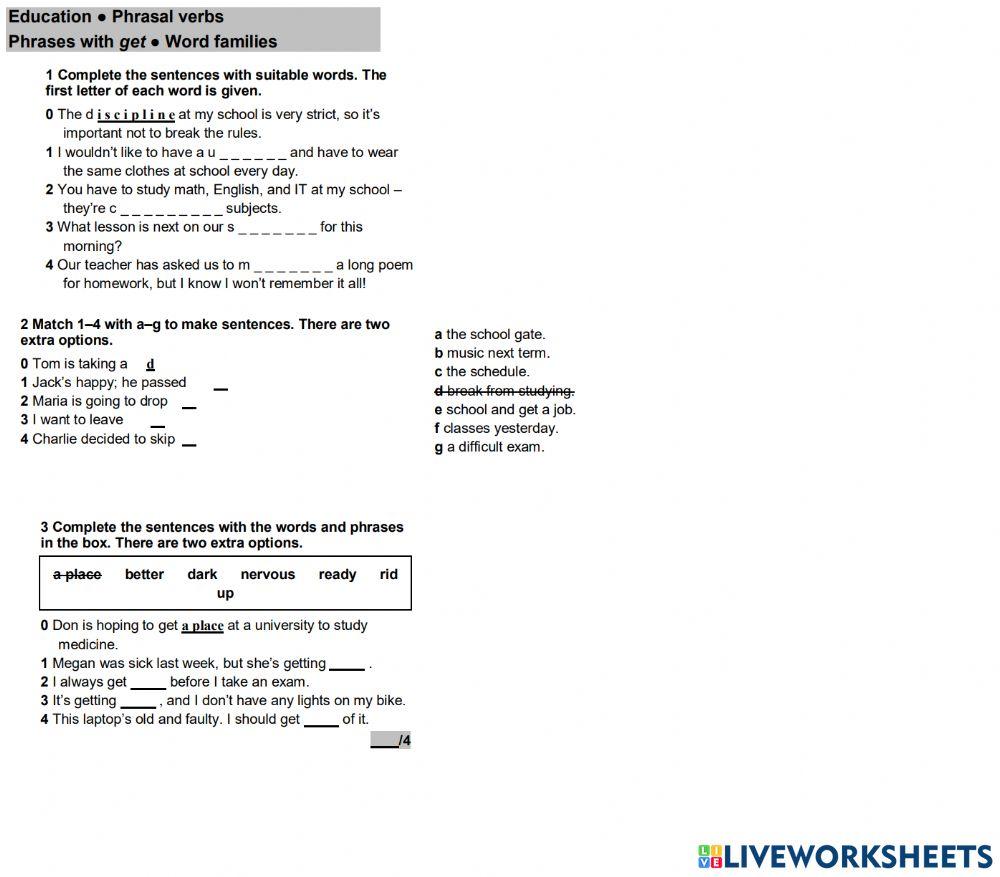 Education Vocabulary