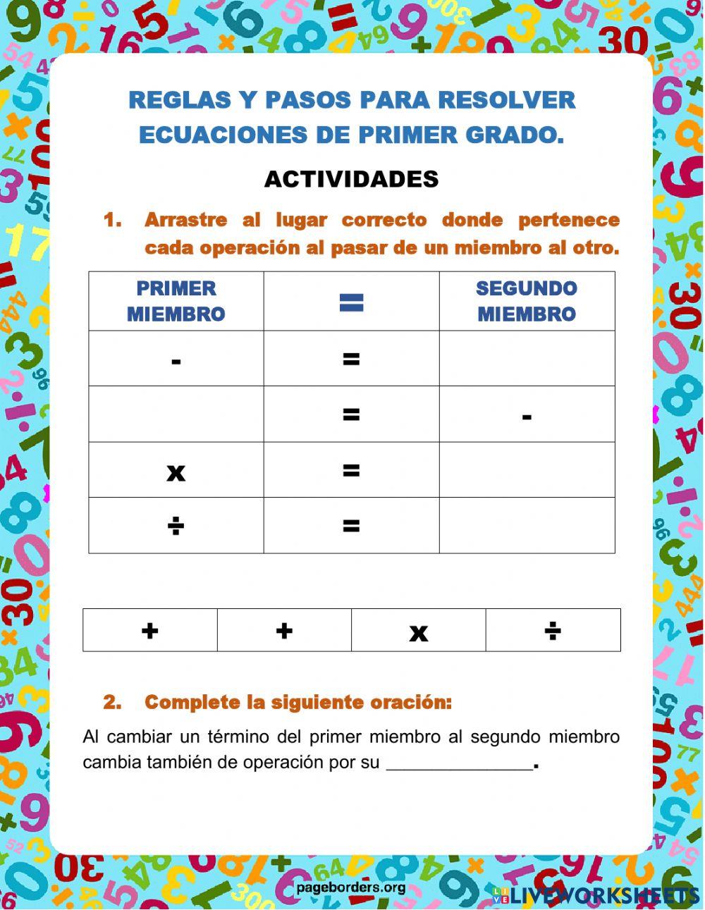 Resolucion de ecuaciones