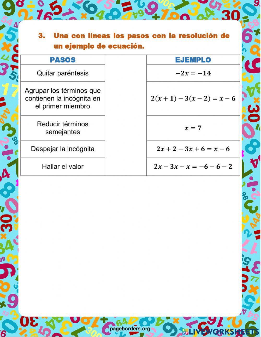 Resolucion de ecuaciones