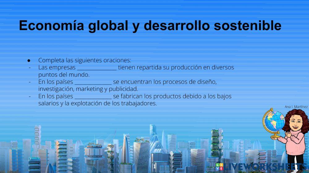 Economía global y desarrollo sostenible