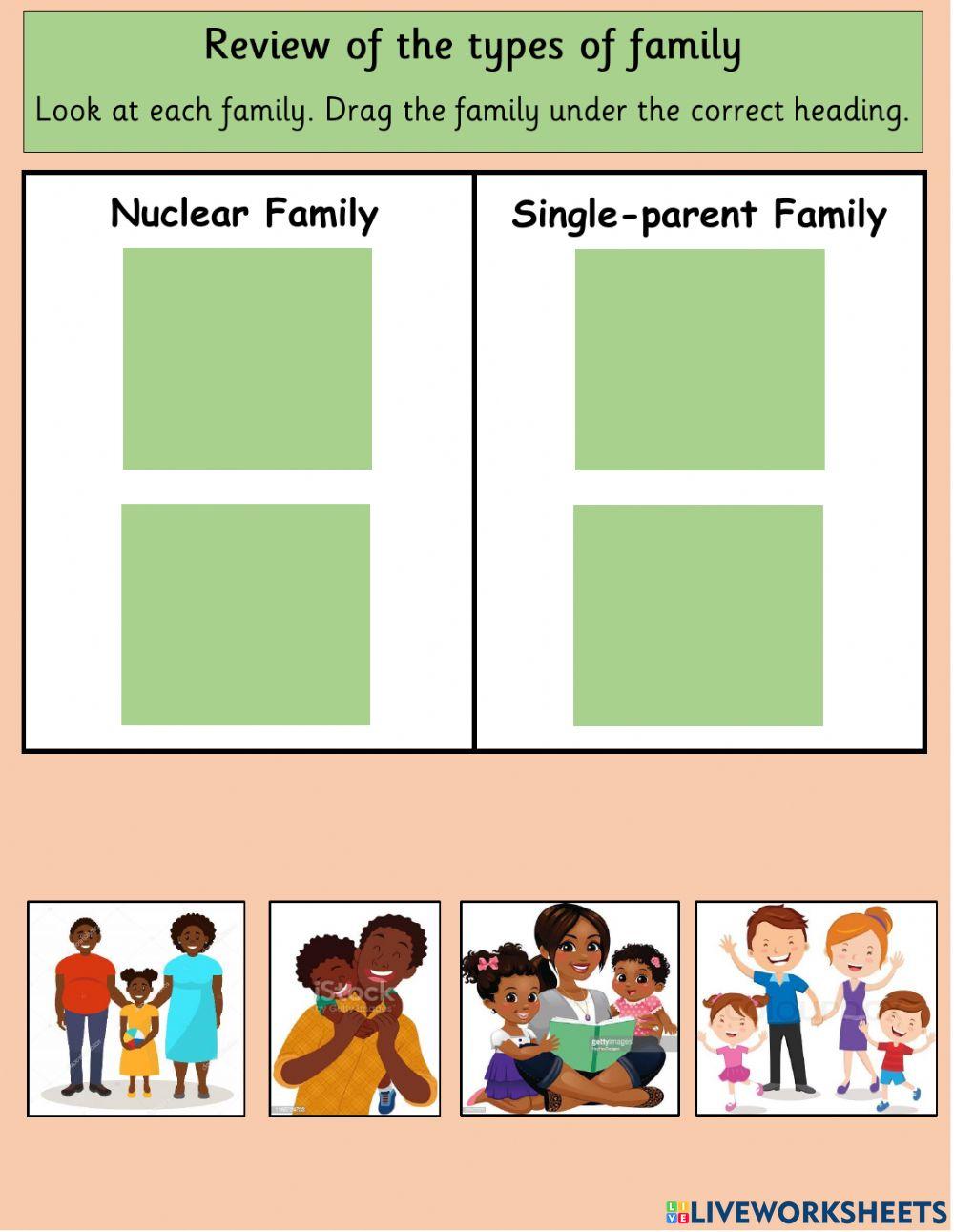 Review of the types of family