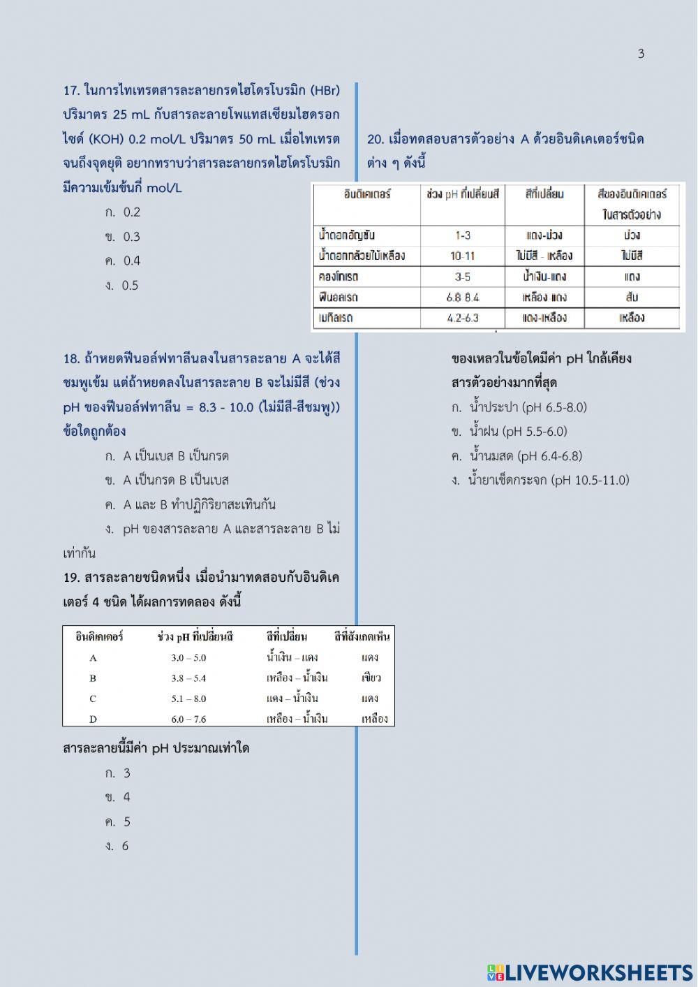 ข้อสอบย่อย
