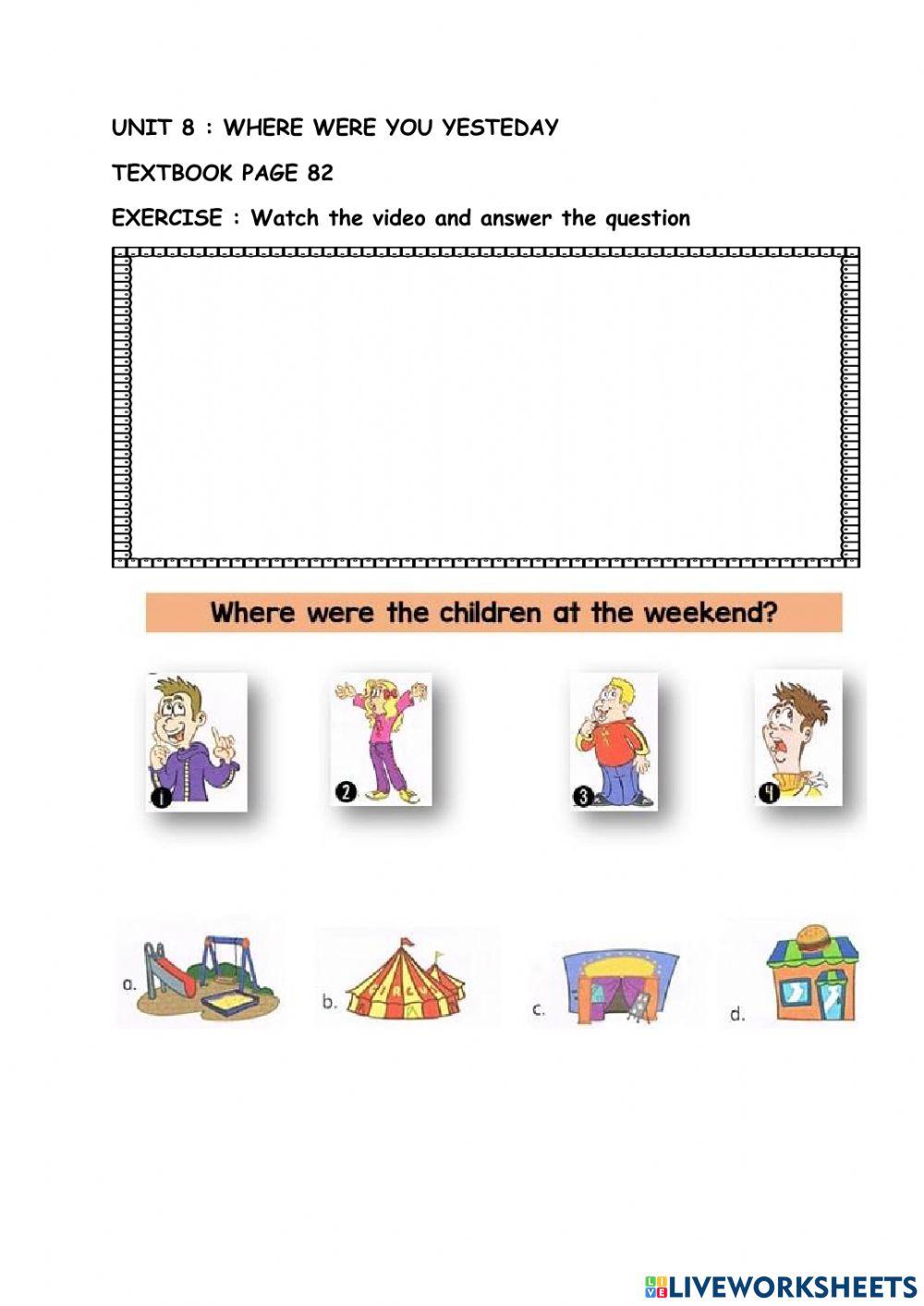 year-3-unit-8-where-were-you-yesterday-activity-live-worksheets