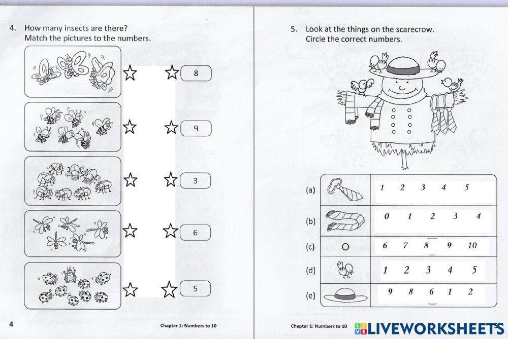 Number 1 10 Online Pdf Activity Live Worksheets Number 1 10 Online Pdf Activity Live Worksheets