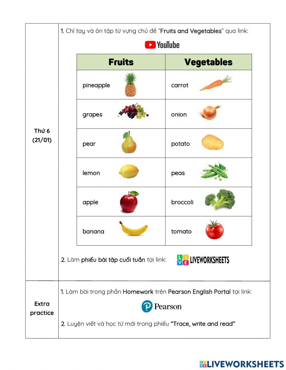Hướng dẫn học tuần 25