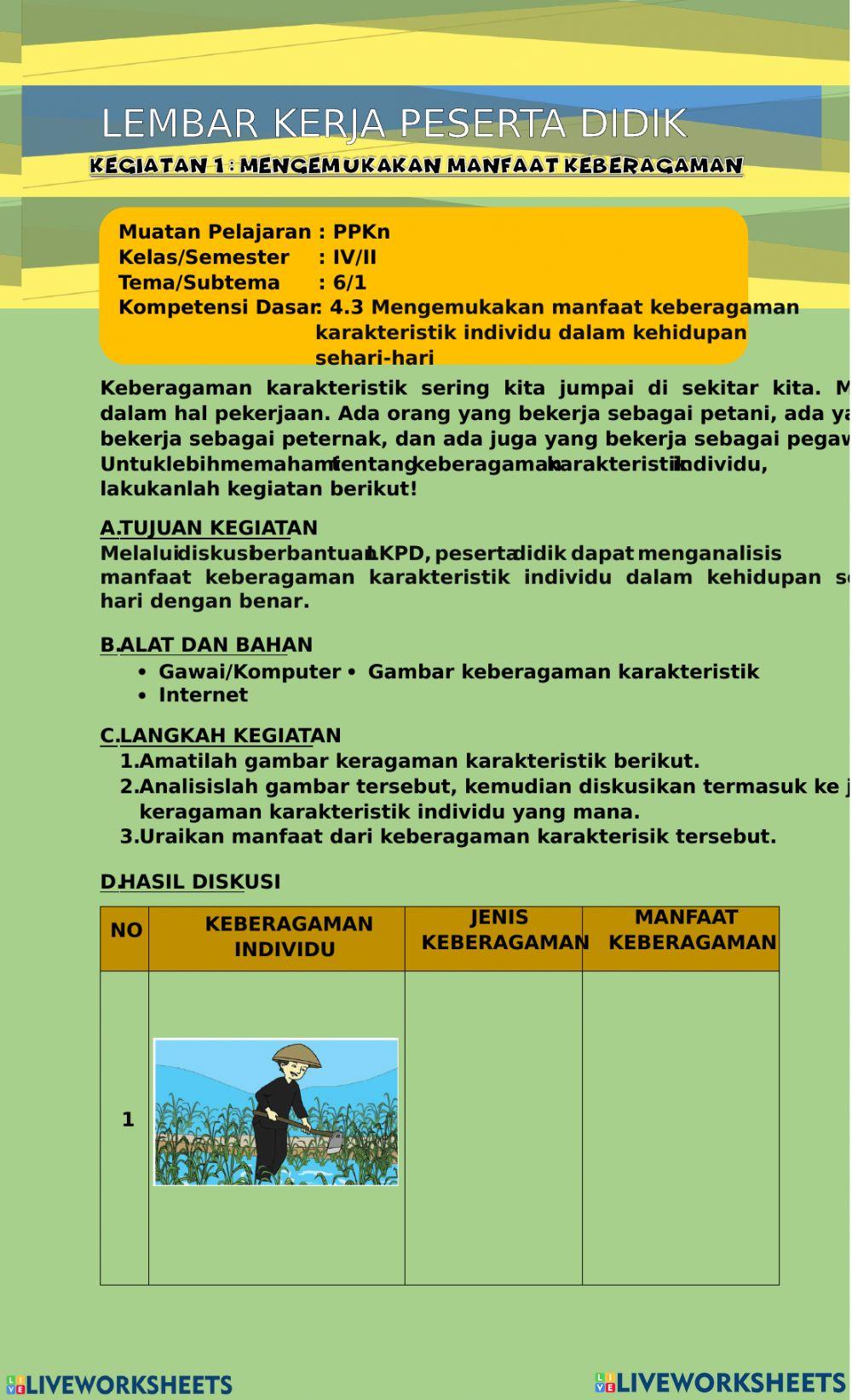 Tema 6 subtema 1 pembelajaran 3