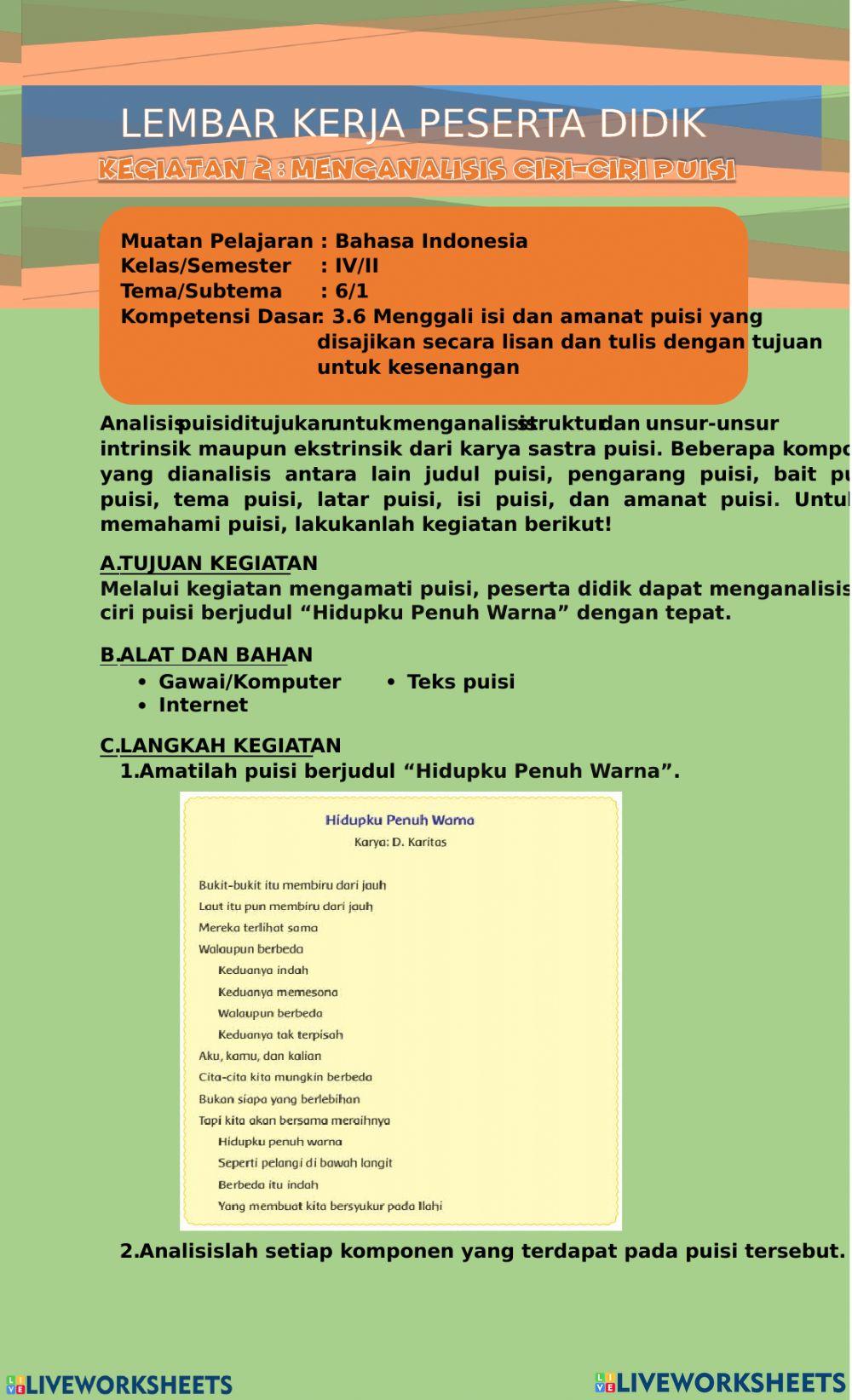 Tema 6 subtema 1 pembelajaran 3