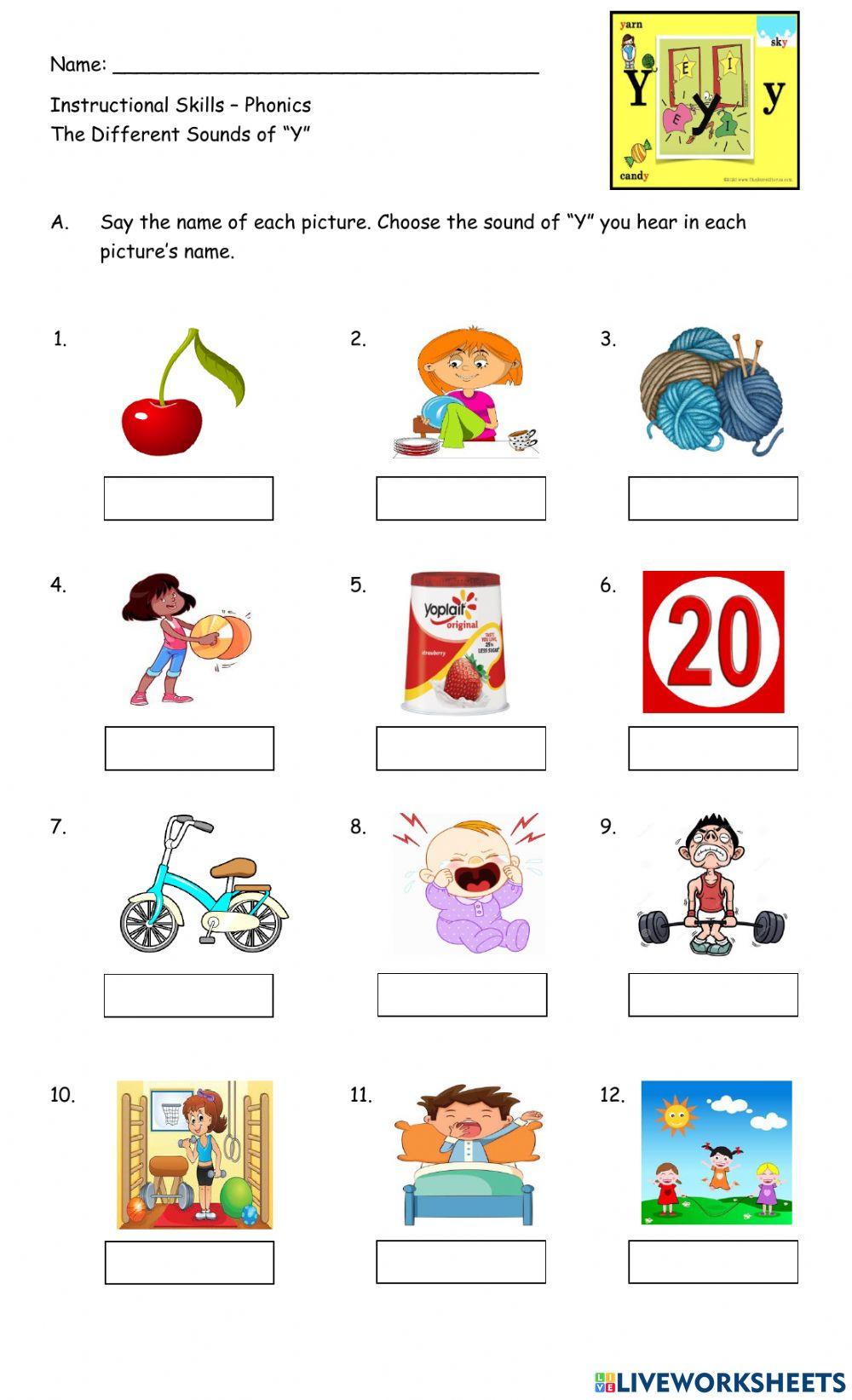 The Different Sounds of -Y-