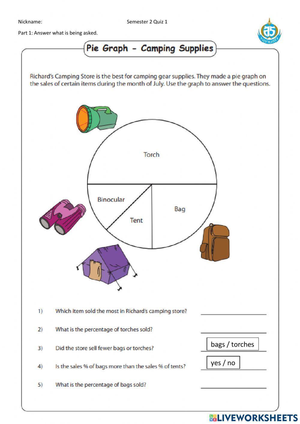 Interpreting Pie Charts Interpreting Pie Charts