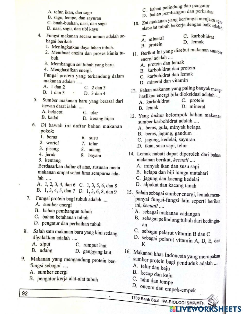 Biologi bab 11 sistem pencernaan pada manusia