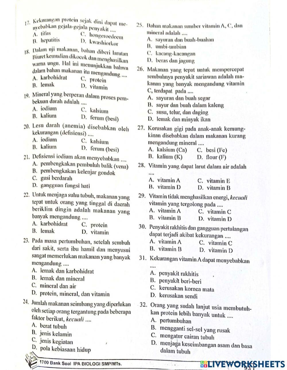 Biologi bab 11 sistem pencernaan pada manusia