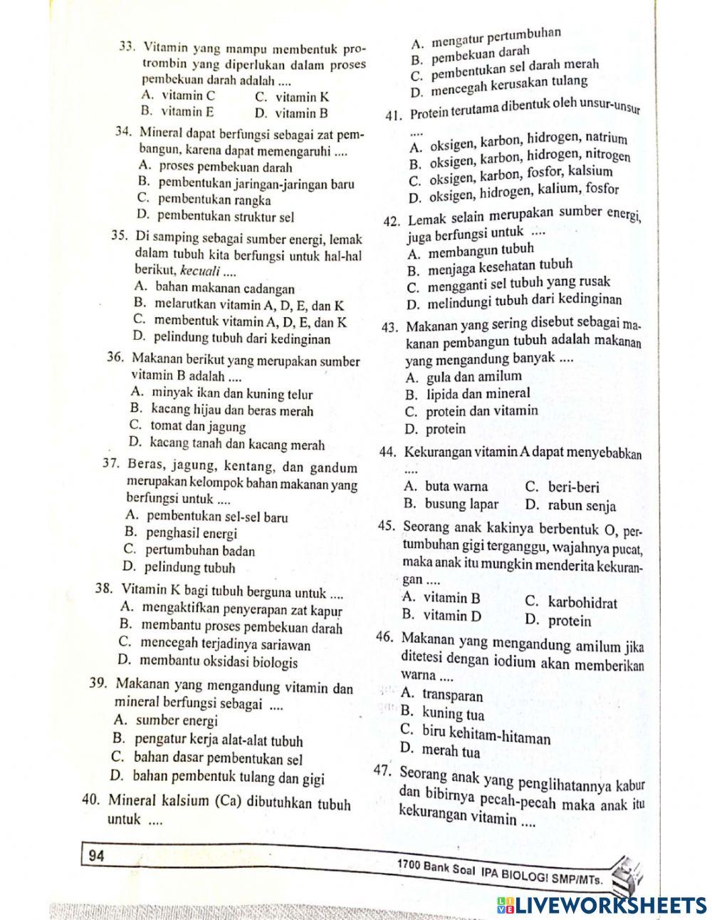 Biologi bab 11 sistem pencernaan pada manusia