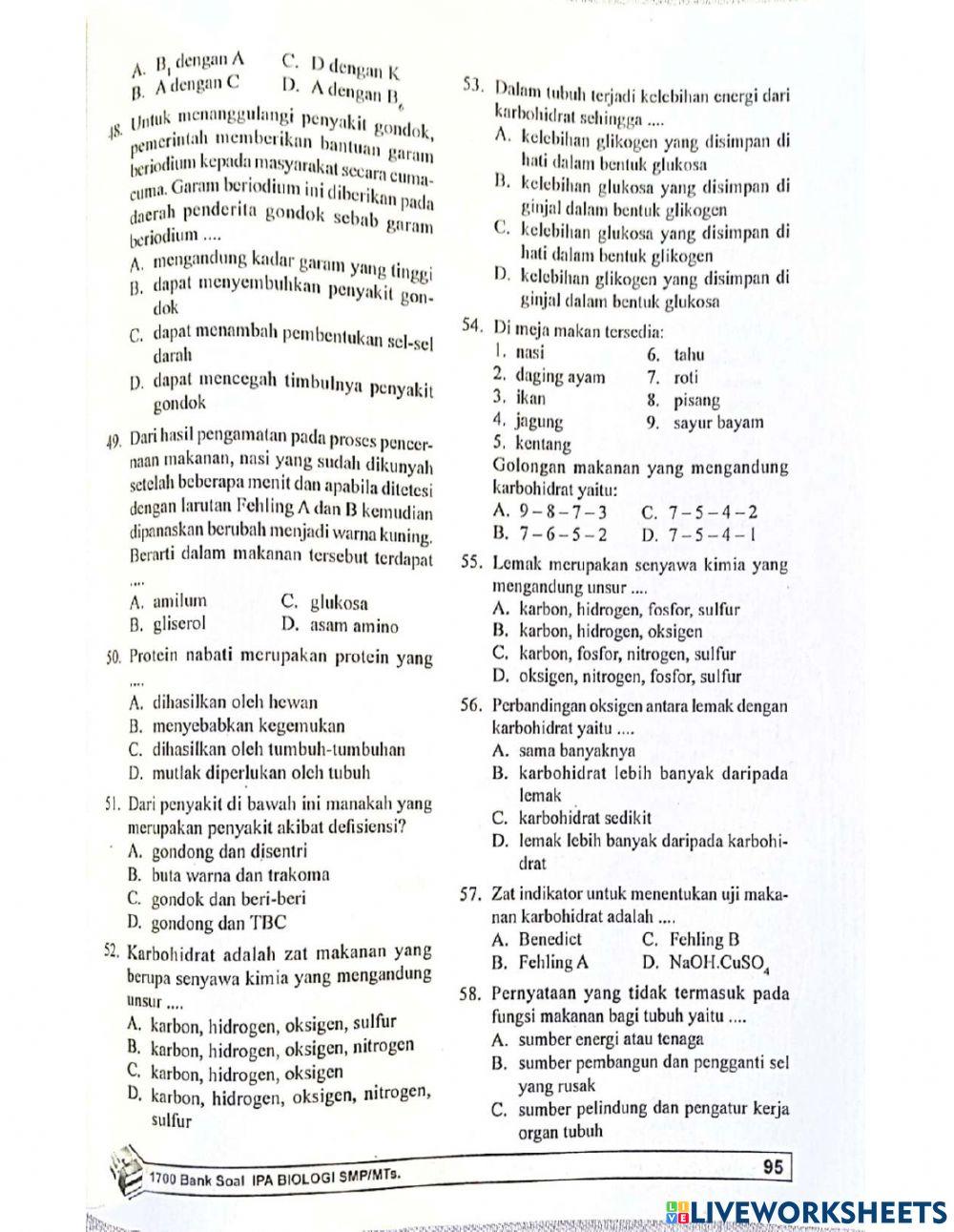 Biologi bab 11 sistem pencernaan pada manusia