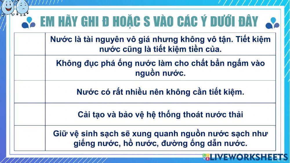 Ôn KH cuối HKI (tiếp theo)