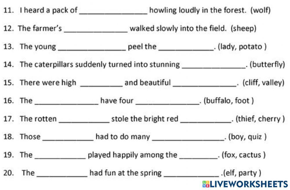 plural-vs-singular-online-exercise-for-live-worksheets