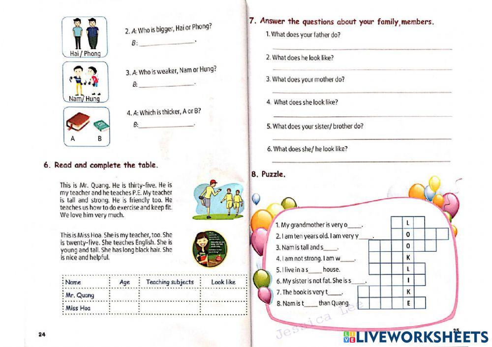 Teacher Jennifer grade 4 unit 14