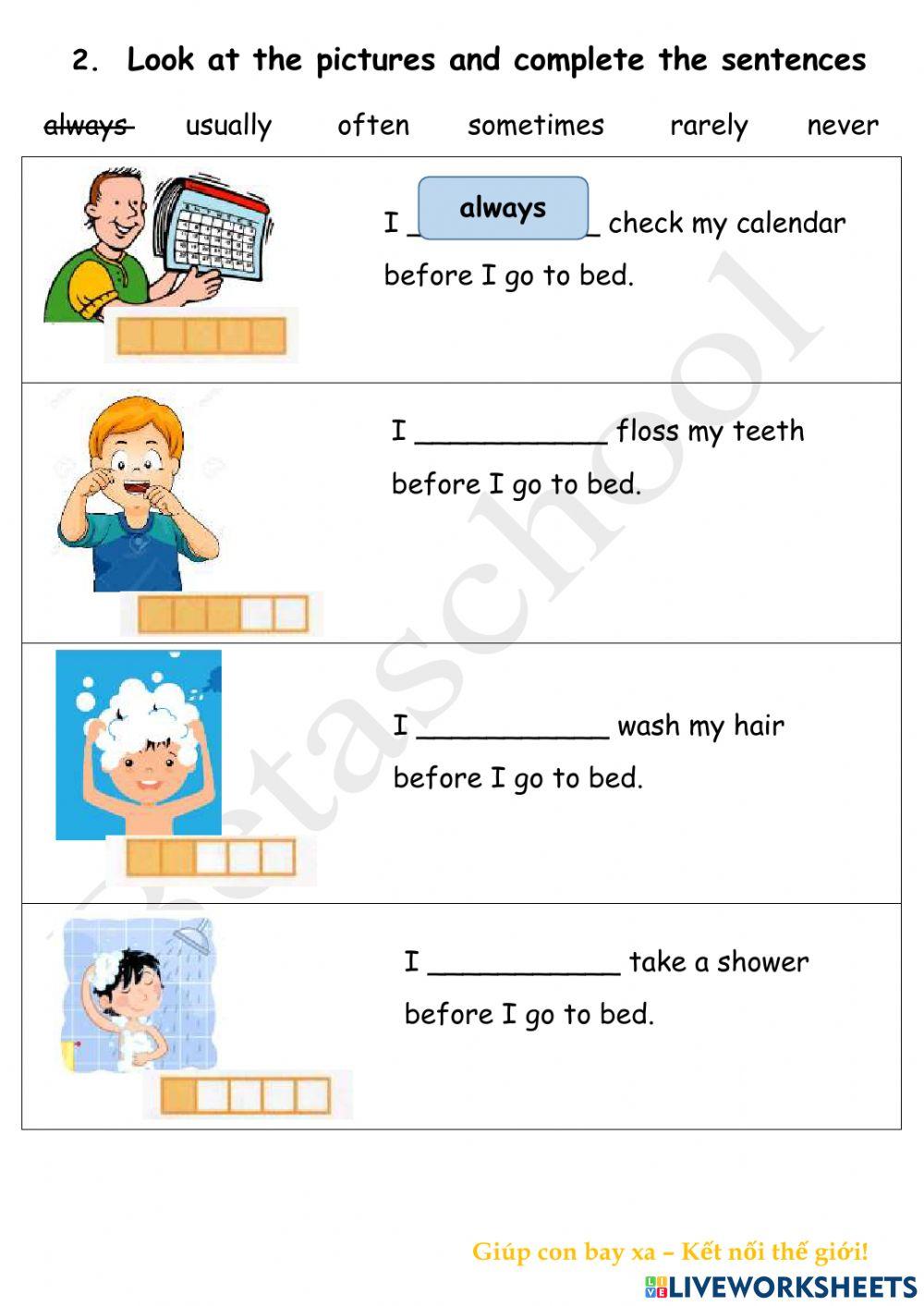 Topic - Busy Students - BE3A