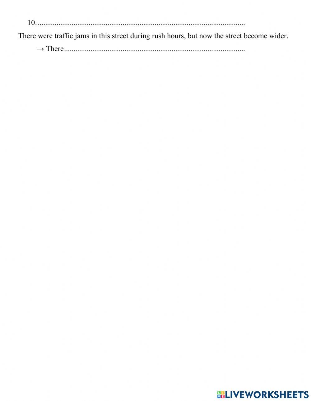 Unit 7.1 - Writing - Used to