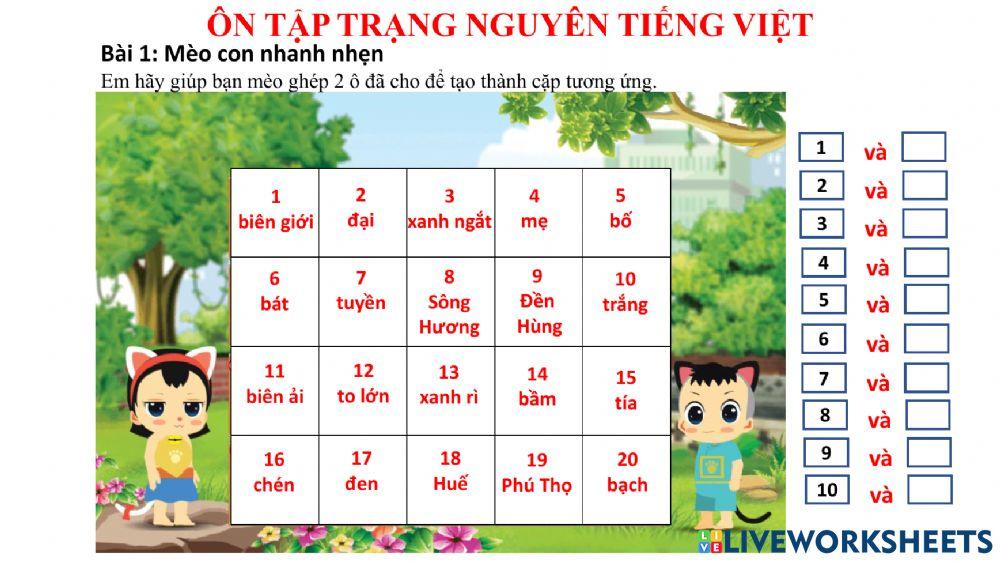 Trang nguyên Tiếng Việt