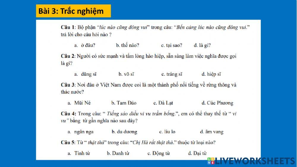 Trang nguyên Tiếng Việt