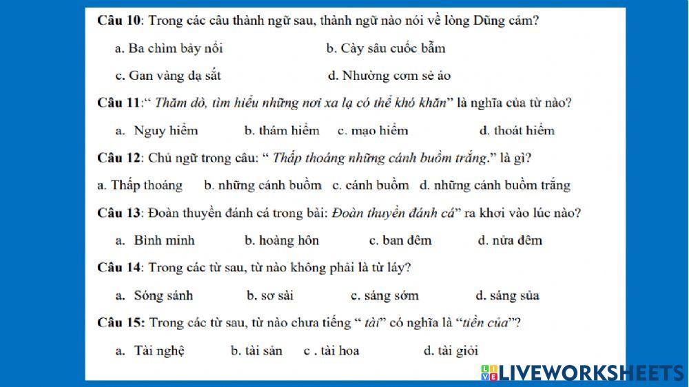 Trang nguyên Tiếng Việt