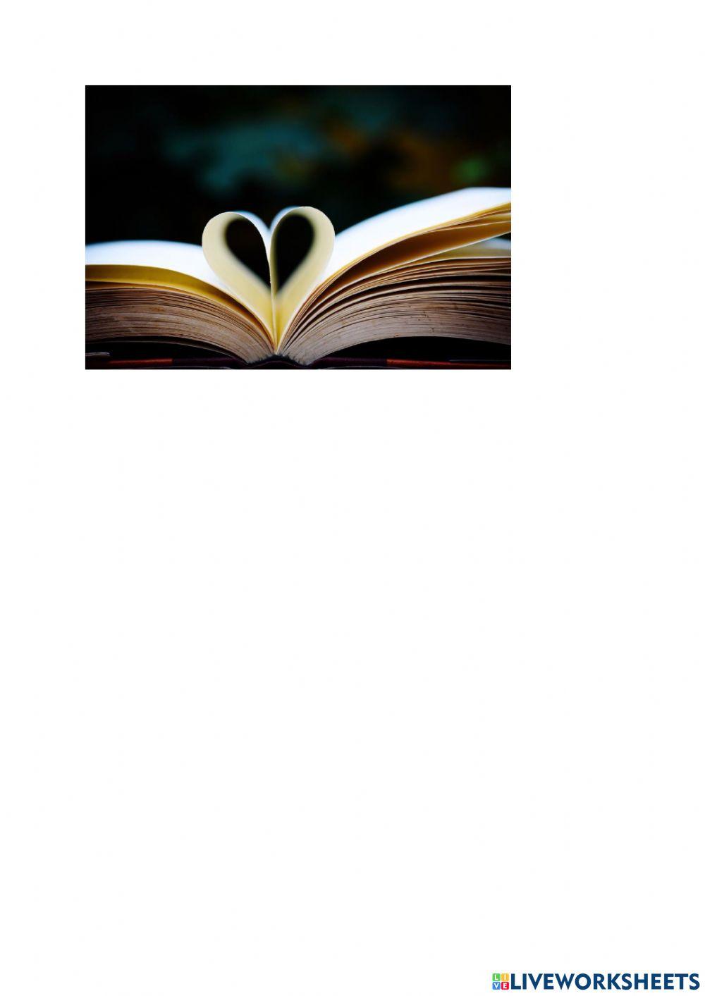 Books English as a Second Language (ESL) exercise | Live Worksheets