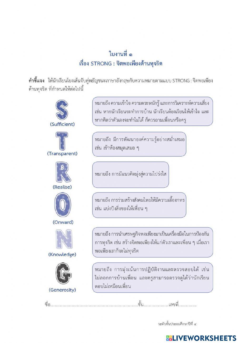 จิตพอเพียงต้านทุจริต