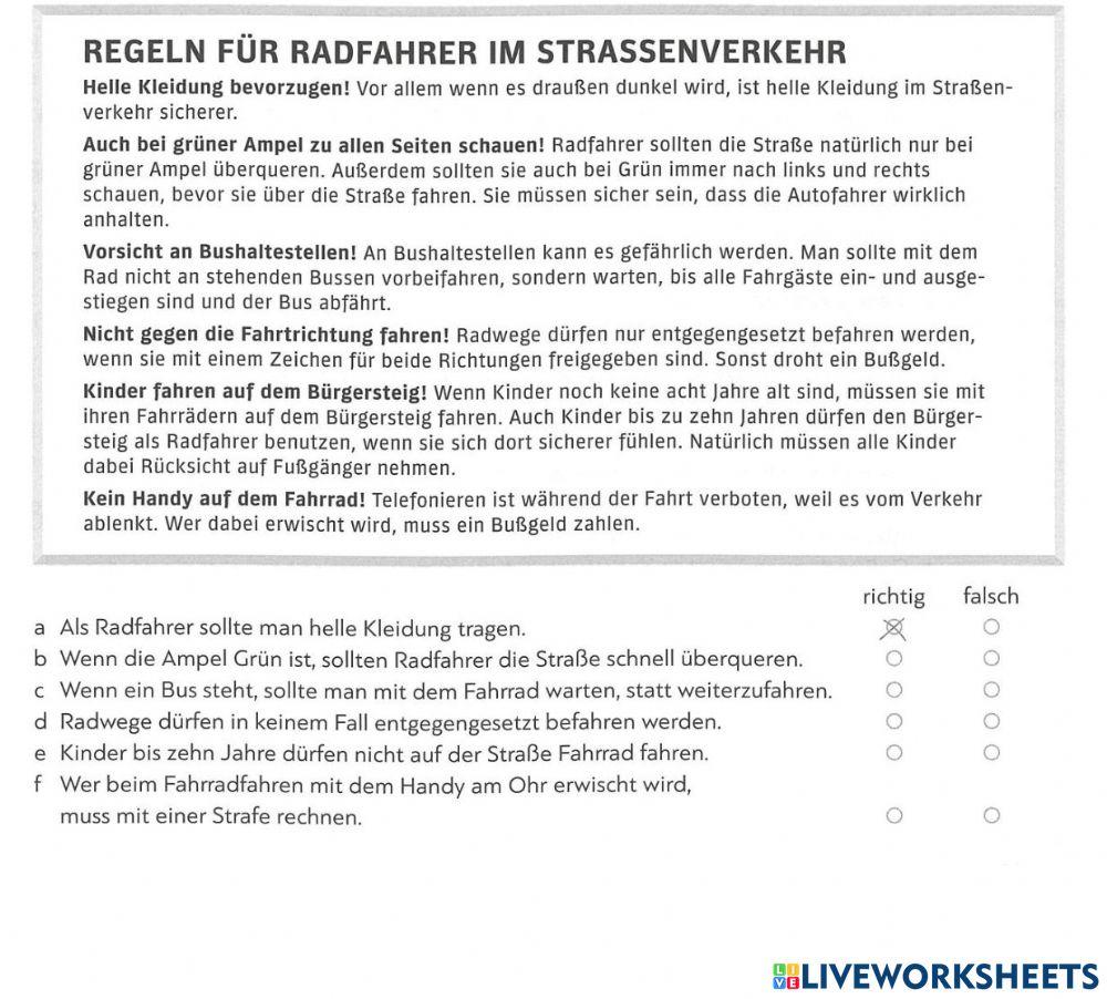 Test zu Lektion 10-3